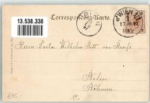 1190 Wien 19. Bezirk, Döbling 1897 - Sperrschiff bei Hochwasser