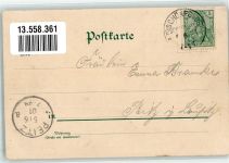 09468 O9307 Geyer 1901 Lithographie Marktplatz Gemeinde Beamtenschule Bürgerschule