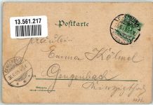 79801 W7891 Herdern , Baden 1899 Lithographie Gasthaus Jägerhäuschen