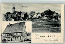 90574 W8501 Roßtal Gebrauchsspuren Gasthaus zur Kanne