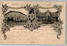 24819 W2371 Haale Gebrauchsspuren Försterei Gasthaus Holm