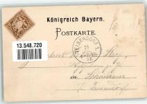 83317 W8221 Teisendorf 1897 - Verläufer Druck 1890 - 95 Teisendorf