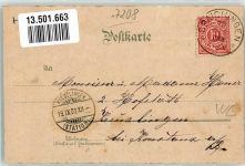 78549 W7208 Spaichingen 1900 Lithographie Städt. Schulhaus Kath. Kirche