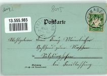85570 W8015 Markt Schwaben 1902 Lithographie Kapelle Schlosshof