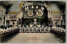 99955 O5822 Bad Tennstedt 1916 Foto AK Schützenhaussaal Innenansicht
