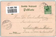 31188 W3201 Wohldenberg 1898 Gebrauchsspuren Hotel-Schloß Wohldenberg Aussichtsturm Ruine Litho