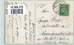 19243 O2823 Wittenburg , Meckl 1924 - Rennbahn-Straße