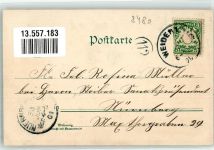 92637 W8480 Weiden , Oberpf 1901 Lithographie Unterer Markt Rathaus Centralwerkstätte Eisenbahn Hotel Post