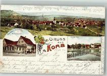 71404 W7054 Korb , Remstal 1904 - Gasthaus zur Krone Korber See