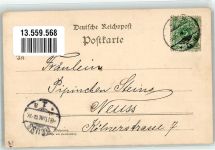 W5100 Aachen Gruß von der Printenstadt Lebkuchen 1898