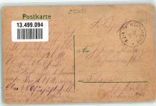 68320 Kunheim 1914 Gebrauchsspuren Post Agentur Pfarrhaus Lithographie