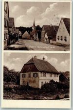 97535 W8722 Greßthal - Posthilfstelle Greßthal Dorfstraße Pfarrhaus
