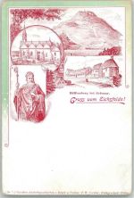 37308 O5631 Geismar , Eichsfeld Gebrauchsspuren Vorläufer Hülfsberg Bischof Franziskanerkloster Lithographie