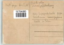 Halt gegens Licht gegen die Sowjetunion sehr selten Propaganda WK II BOAKC