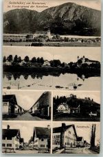 82439 W8118 Schlehdorf - Kochelsee Karpfsee Fischreusen Seestraße Kloster Benediktbeuren