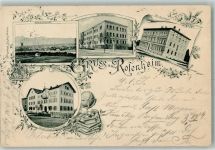 83022 W8200 Rosenheim , Oberbay 1897 - Realschul-Pensionat Realschule Gymnasium Globus Bücher