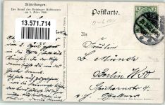 O6100 Meiningen Hoftheaterbrand in Meiningen 5. März 1908 Feuer 1908 Foto AK