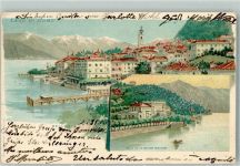 22021 Bellagio 1900 Lithographie Hotel de la Grande Bretagne