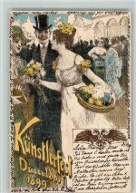 W4000 Düsseldorf Künstlerfest Jugendstil 1899 Kunstgeschichte Düsseldorf BOAKC