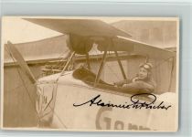 O7000 Leipzig Originalunterschrift einer Pilotin Flugwesenpionier BOAKC