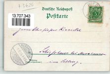 37447 W3426 Wieda 1895 BOAKC Vorläufer Druck um 1890 Pensions-Haus Bischoff