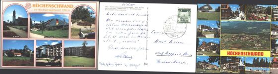 79862 W7821 Höchenschwand - Lot mit 10 div AK