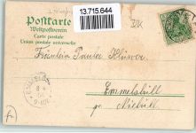 Tondern Tonder 1904 BOAKC Geschäft Parkanlagen Lithographie