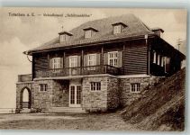 Decin Tetschen-Bodenbach Foto AK Schießstand Schützenhöhe 1925