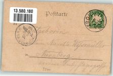 96317 W8640 Kronach , Oberfr 1900 - Bahnhofstrasse Schützenhaus Festung Rosenberg