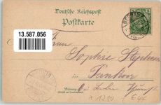 16321 O1280 Bernau b Berlin 1900 Lithographie Bürgermeisterstrasse Stadtmauer Pulverturm Königstor Kronprinzen Allee