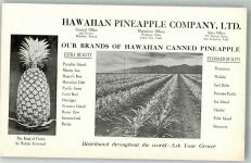 Honolulu Foto AK Hawaiin Pineapple Company Ltd.