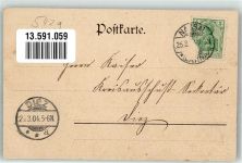 56357 W5429 Dornholzhausen , Rhein-Lahn-Kr 1904 - Gasthaus Mai