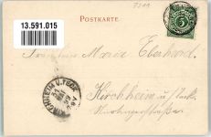 73252 W7311 Gutenberg , Württ 1899 - Lenninger Tal Gasthaus zum Löwen Postkutsche Dorfkirche