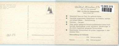 79215 W7807 Elzach Klapp AK Gasthaus Hirschen