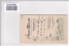 O9200 Freiberg , Sachs Fotograf Hugo Müller Fischerstraße 29 CDV FOTO KEINE AK