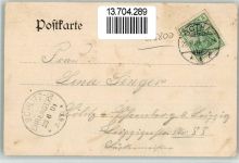 99867 O5800 Gotha , Thür 1904 BOAKC Turnverein Turner Wappen Gut Heil! Eichenlaub