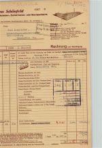 04720 O7300 Döbeln Briefkopf Rechnung von 1943 Arno Schönfeld Schokolade Zuckerwaren Marzipan