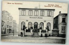 24534 W2350 Neumünster , Holst - Bahnhofs-Hotel Hotel-Gasthaus Selck