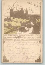 01067 O8000 Dresden BOAKC V. Stiftungsfest der Vereinigung Wurzener Landsleute 12. November 1905 Lithographie