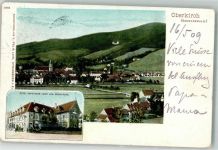 77704 W7602 Oberkirch , Baden 1909 - Hotel Schwarzer Adler