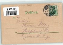 77704 W7602 Oberkirch , Baden 1909 - Hotel Schwarzer Adler