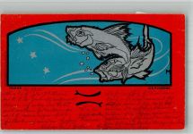 Sternzeichen Fisch Les Poissons Jugendstil Meunier 1900 BOAKC
