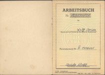 O6303 Elgersburg Arbeitsbuch Ausweis KEINE AK