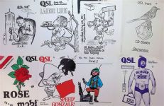 Lot mit 25 AK wenige mehrfach Qsl-Karte Posten 21 bis 100 AK