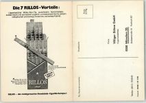 W8000 München Villiger Söhne GmbH Tabakwerbung Klapp AK