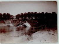54380 Martincourt FOTO KEINE AK zerstörte Maasbrücke WK I i