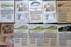 Lot mit 17 AK Erzgebirge Liederkarte Kleinposten bis 20