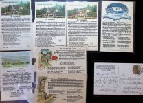Lot mit 17 AK Erzgebirge Liederkarte Kleinposten bis 20