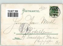 55116 W6500 Mainz a Rhein 1898 Lithographie Dom Gutenbergdenkmal Bahnhof Kurfürstl. Schloß