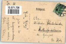 10115 W1000 Spandau 1915 - Schloßstraße Springbrunnen Spendendanksagung